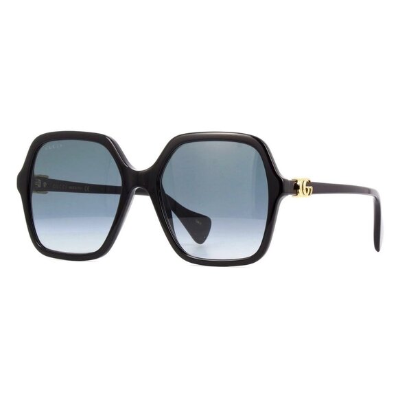 New GUCCI Black Square GG1072S 001 Sunglasses Women - Picture 1 of 3